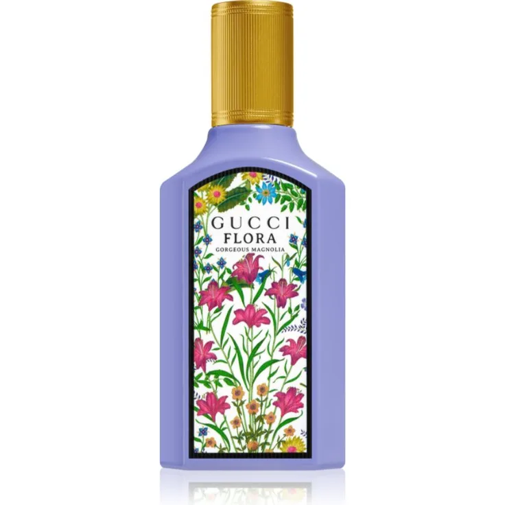 Gucci Flora Gorgeous Magnolia EDP für Damen, 50 ml, blumiger und frischer Duft für warmes Wetter