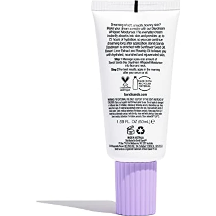 Bondi Sands Daydream Whipped Moisturiser, Tagescreme für das Gesicht mit Omega-3-Fettsäuren und Vitamin C, für empfindliche Haut, 50ml – Bild 2