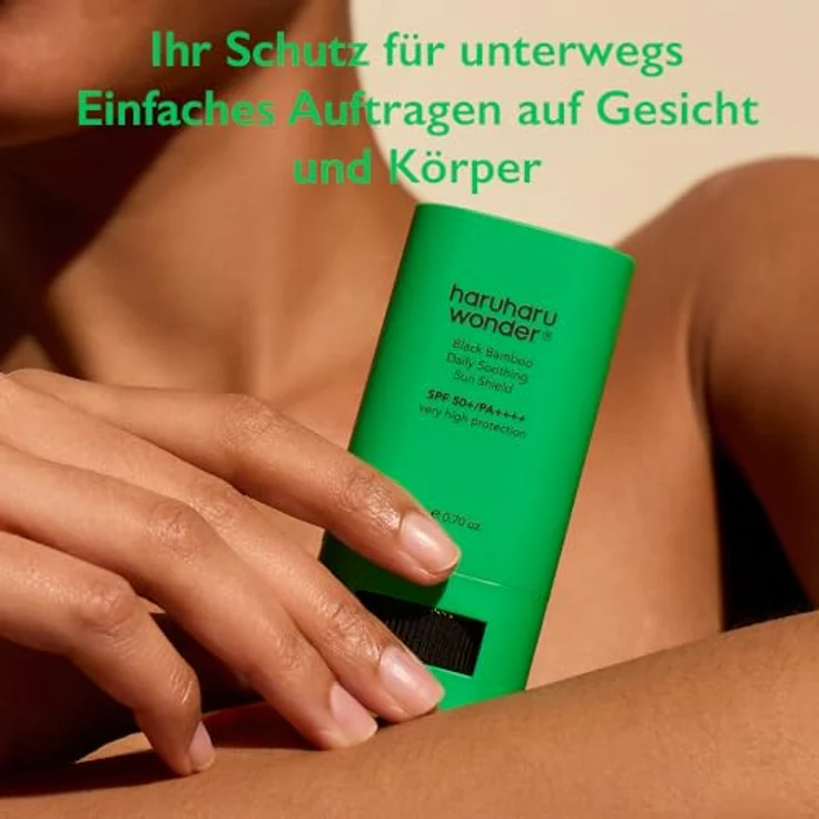 HARUHARU wonder Black Bamboo Täglich beruhigender Sonnenschutz, 20g, leicht mattierende Formel, feuchtigkeitsspendend, vegan und grausamfrei – Bild 2