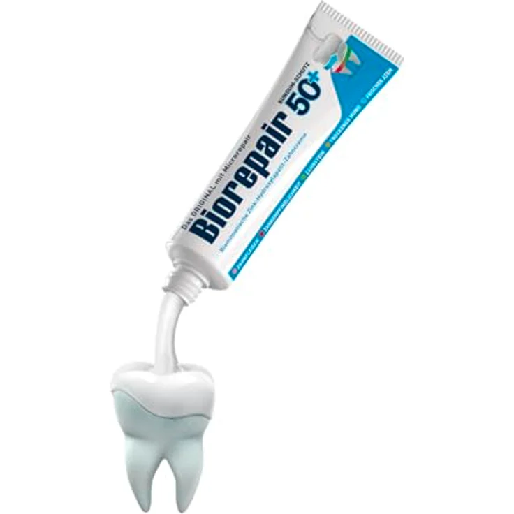 Biorepair Advanced Complete Protection Zahnpasta für empfindliche Zähne, 75 ml, ohne Fluorid und SLS – Bild 4