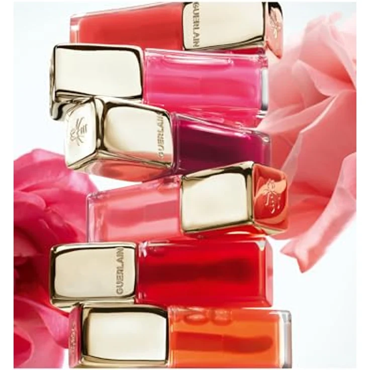 Guerlain KissKiss Bee Glow Lip Oil, 9,5 ml, pflegendes Lippenöl mit Honig, Farbe 775 Poppy Glow – Bild 8