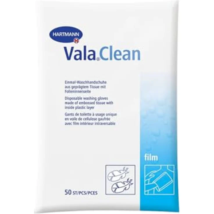 Hartmann – 992243 – ValaClean Waschhandschuh – 23,5°x°15,5°cm – 50er-Pack – 2 Sets – Bild 2