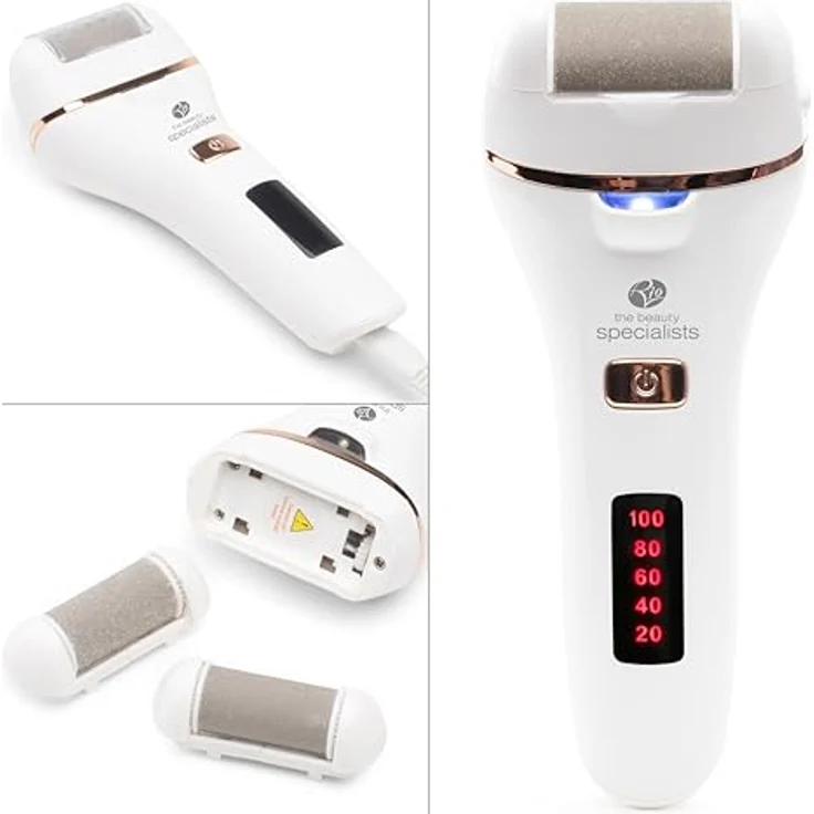 RIO Go Smooth Pedi Elektrischer Hornhautentferner, wasserdicht – Bild 3