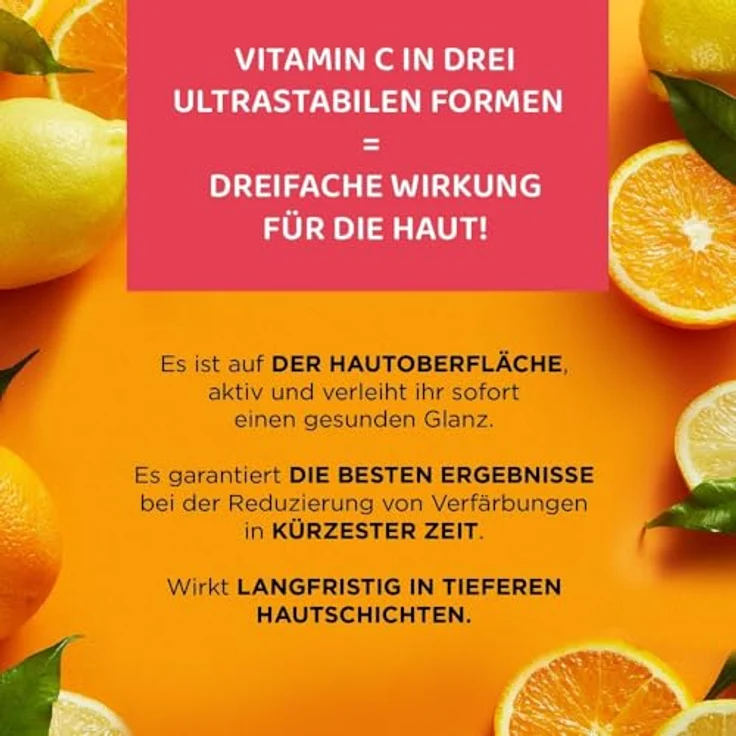 EVELINE Cosmetics Vitamin C 3x Action, 30 ml feuchtigkeitsspendendes, regenerierendes Gesichtsserum für Damen – Bild 4