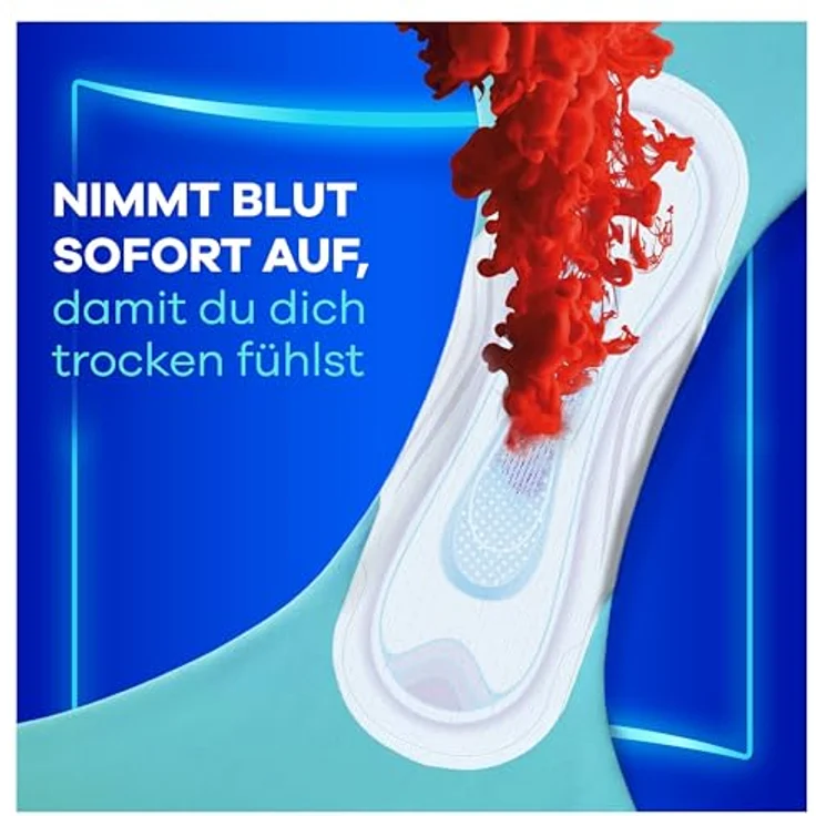 Always Ultra Damenbinden Long Plus (Größe 3), 84 Stück, super saugfähig, ultra dünn, mit Flügeln, LeakGuard- und OdourLock-Technologie – Bild 4