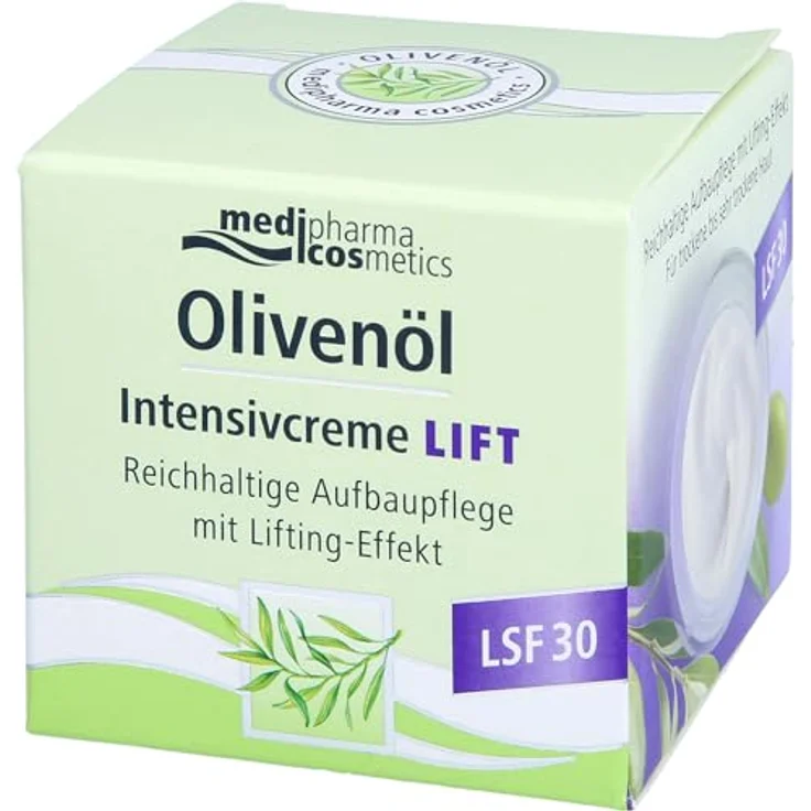 Medipharma Cosmetics Olivenöl Intensivcreme Lift | Mit LSF 30 | Mit Lifting-Effekt | 50 ml – Bild 4