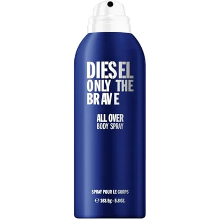 Diesel Only The Brave, Bodyspray für Männer, Körperspray mit frischem und kraftvollem Duft, 200 ml