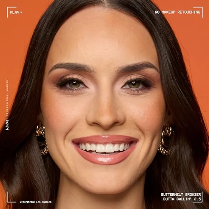 NYX Professional Makeup Buttermelt Bronzer cremiger Bronzer Farbton Butta Ballin, 5 g, für einen natürlichen Teint und Konturierung – Bild 6