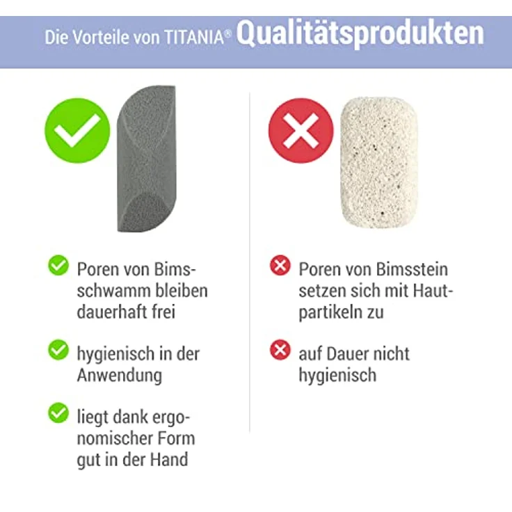 Titania Fabrik Titania Bimsschwamm – Bild 7