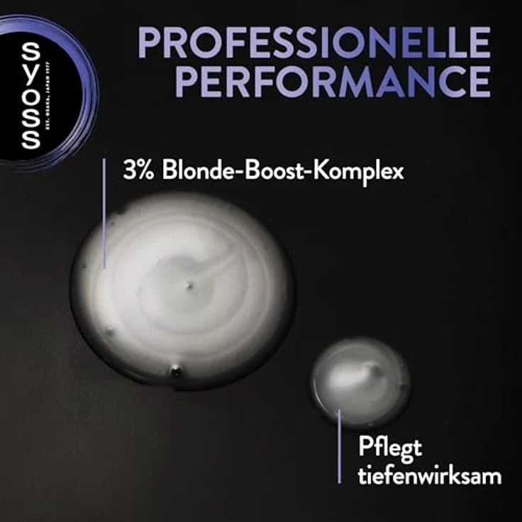 Syoss Shampoo Intense Blond Farbpigment Shampoo, 440 ml, neutralisiert Gelbstich, mit 3% Blonde-Boost-Komplex für blondes, graues und gesträhntes Haar – Bild 5