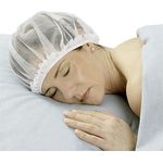 Maximex Haarnetz 2er Set - 2er Set, Polyethylen, 23 x 20 cm, Weiß