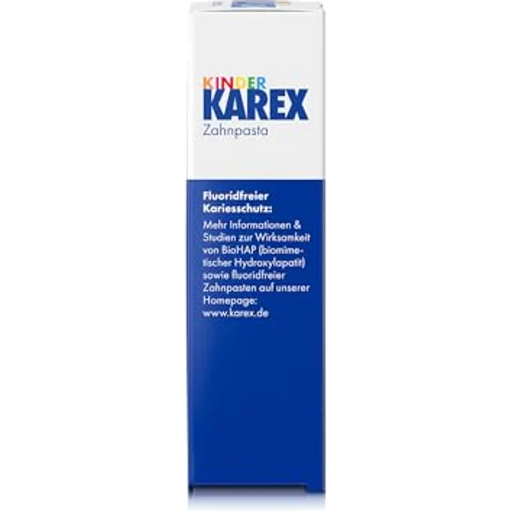 Karex Kinder Zahnpasta mit BioHAP ohne Fluorid, bis 6 Jahre, 50 ml – Bild 4