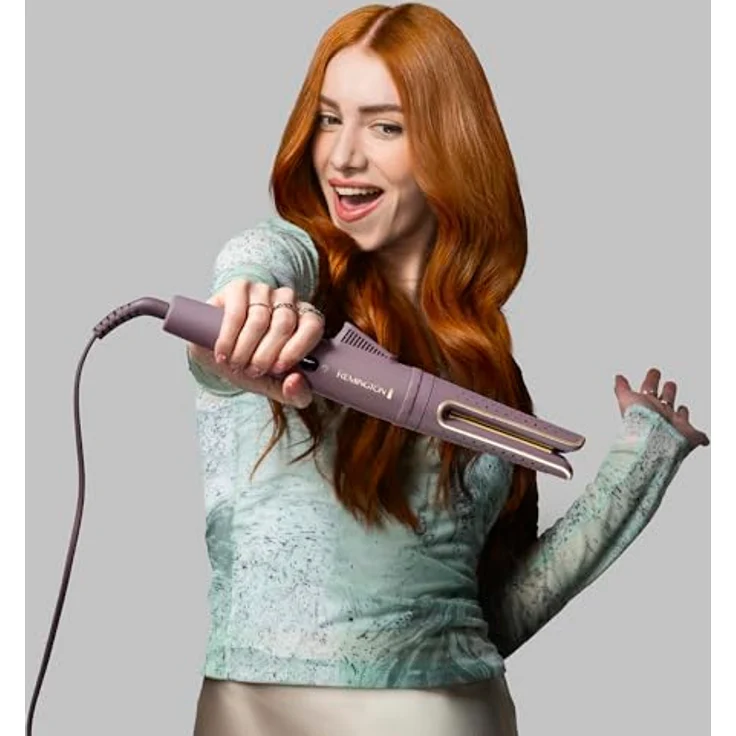 Remington Rotating Curler AIRvive CI8930, rotierender Lockenstab mit IONIC AIR-Technologie und Anti-Frizz-Formel, rot – Bild 9