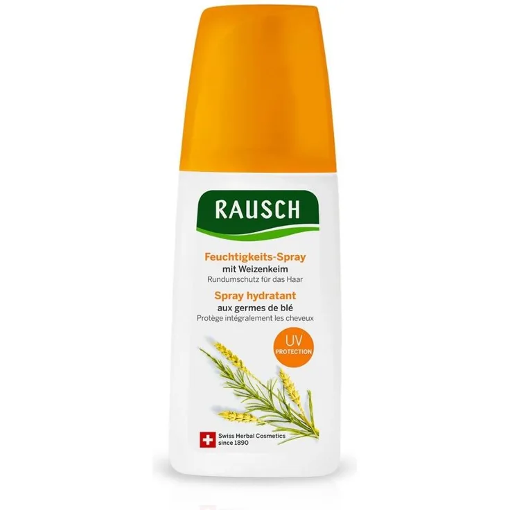 RAUSCH Feuchtigkeits-Spray mit Weizenkeim, 100 ml für intensive Haarfeuchtigkeit