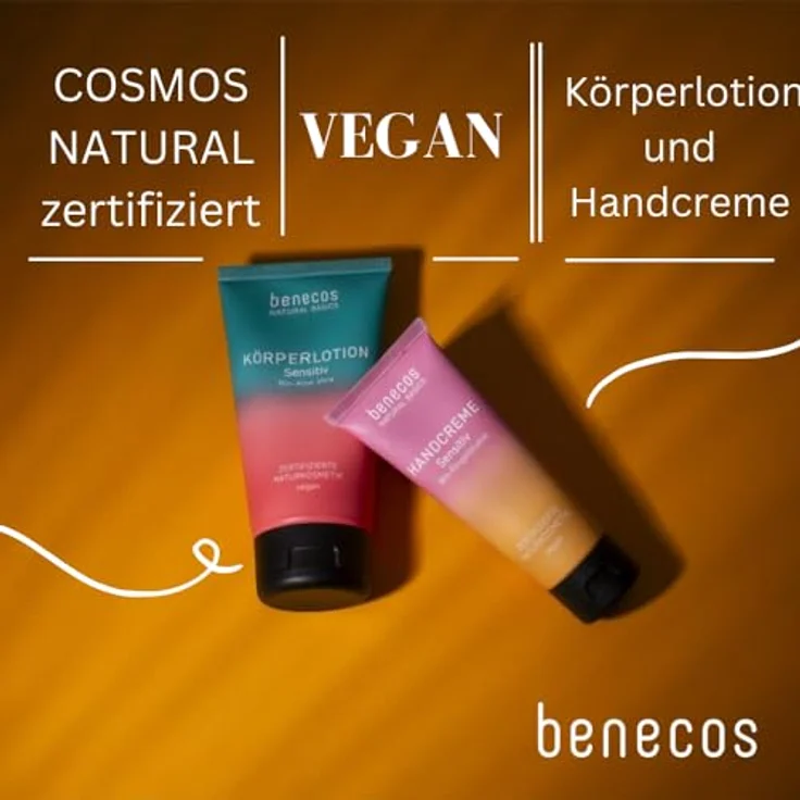 benecos Natural Basics Handcreme Sensitiv, Bio-Ringelblume, 75ml, vegan, dermatologisch getestet – Bild 3