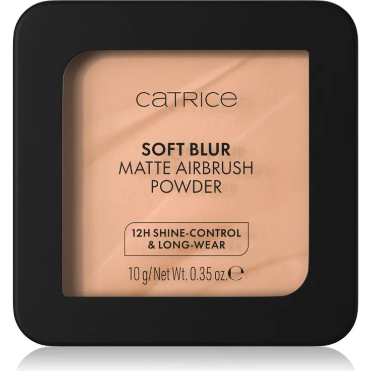 Catrice Soft Blur Matte Airbrush Powder, Mattierender Puder zum Fixieren, Farbton 031W, 10 g, vegan, samtig-mattes Finish, Weichzeichnungseffekt