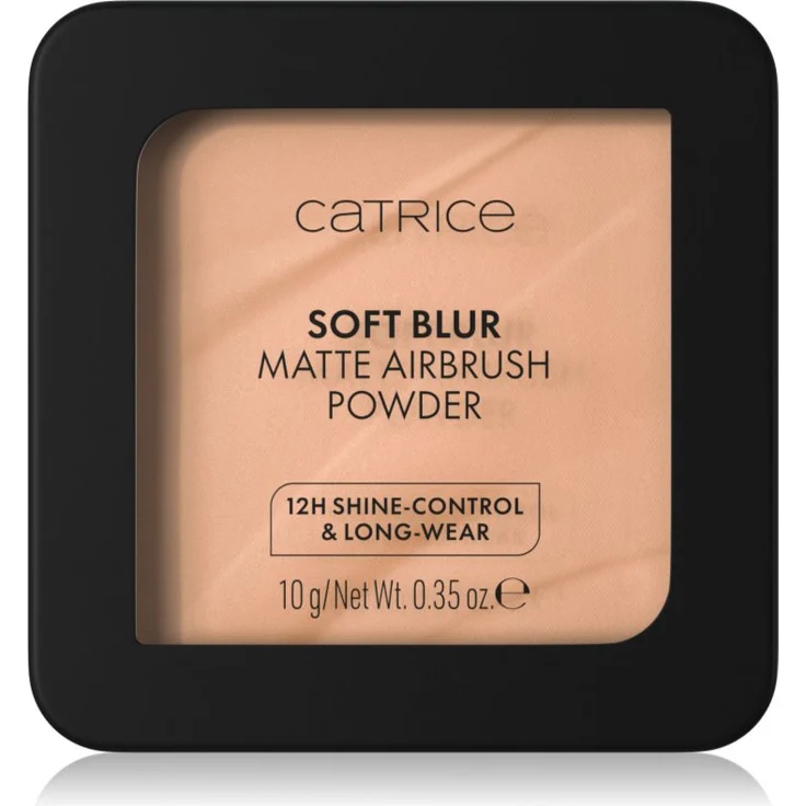 Catrice Soft Blur Matte Airbrush Powder, Mattierender Puder zum Fixieren, Farbton 031W, 10 g, vegan, samtig-mattes Finish, Weichzeichnungseffekt