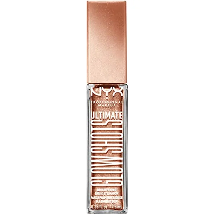 NYX Professional Makeup Ultimate Glow Shots Lidschatten, 7,5 ml, Nr. 06 - Golden Goji, flüssig-cremige Textur mit Vitamin C und gl glossy-glitzerndem Finish – Bild 9