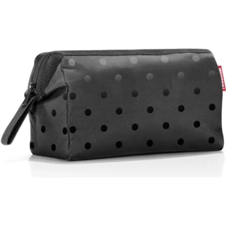reisenthel travelcosmetic Glossy dots Black - Robuste Reisekosmetiktasche, wasserabweisend, mit Handschlaufe – Bild 2