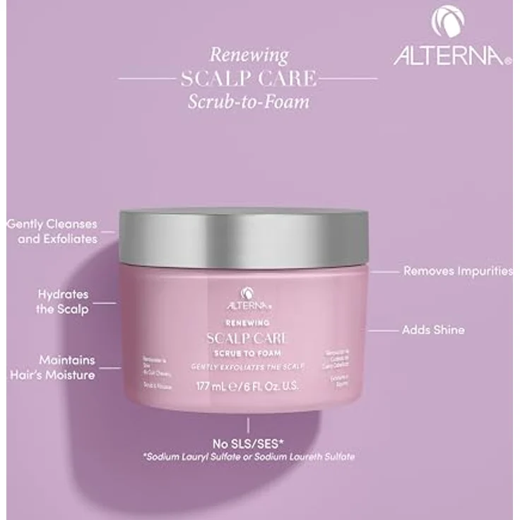 Alterna Renewing Scalp Care Scrub-to-Foam 177 ml, Kopfhaut-Peeling – Bild 2