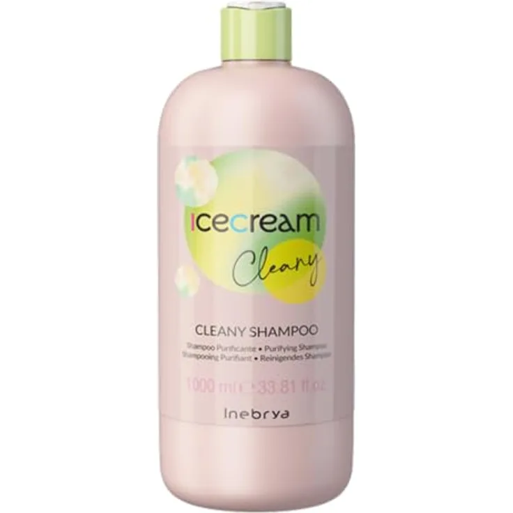 Inebrya Ice Cream Cleany purificante 1000 ml Haarpflege, Haarprodukte, aufmunternd, anregend, erhebend