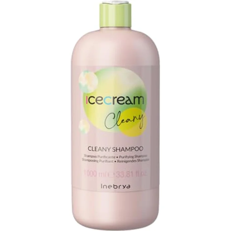 Inebrya Ice Cream Cleany purificante 1000 ml Haarpflege, Haarprodukte, aufmunternd, anregend, erhebend