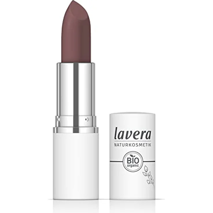 lavera Comfort Matt Lipstick -Ember 04 - Intensive Farbe - Mattes Finish - Angenehmes Tragegefühl - Bis zu 6 Stunden Halt - vegan - Naturkosmetik (1x 18,2 g) – Bild 1