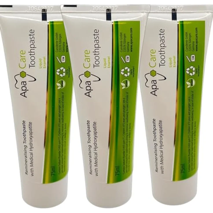 Apa Care remineralisierende Zahncreme 75 ml, Zahnpasta mit Hydroxylapatit für Karies- und Empfindlichkeitsschutz – Bild 3