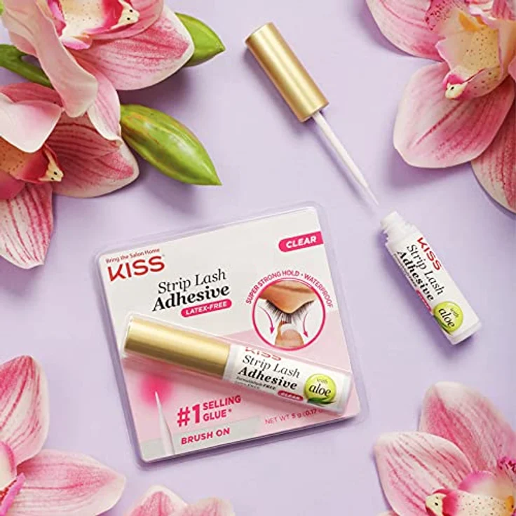 KISS Lash Glue Künstliche Wimpern Clear – Bild 5