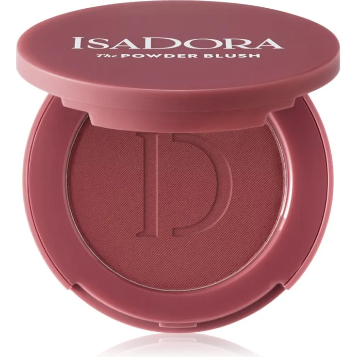 IsaDora The Powder Blush Puderrouge, Farbton 11 Deep Berry, 4.5 g, vegan, leichte Textur mit Langzeiteffekt