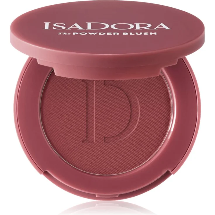 IsaDora The Powder Blush Puderrouge, Farbton 11 Deep Berry, 4.5 g, vegan, leichte Textur mit Langzeiteffekt