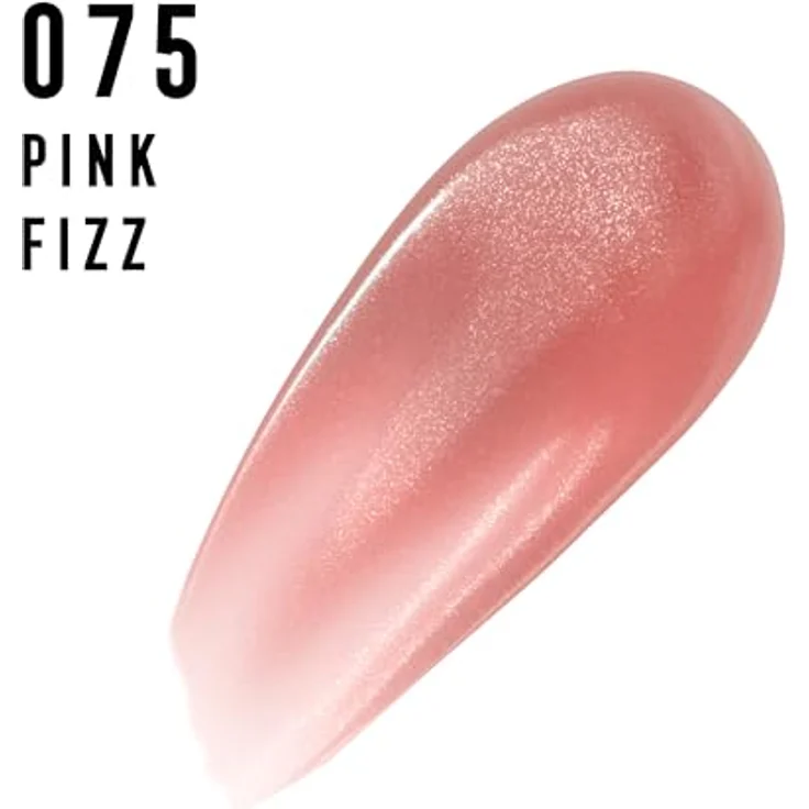 Max Factor 2000 Calorie Lip Glaze, farbiges Hochglanz-Lipgloss mit Volumen-Effekt, Nährstoffkomplex mit Hyaluron und Squalan, vegan, Fb. 075 Pink Fizz, 4.4ml – Bild 2