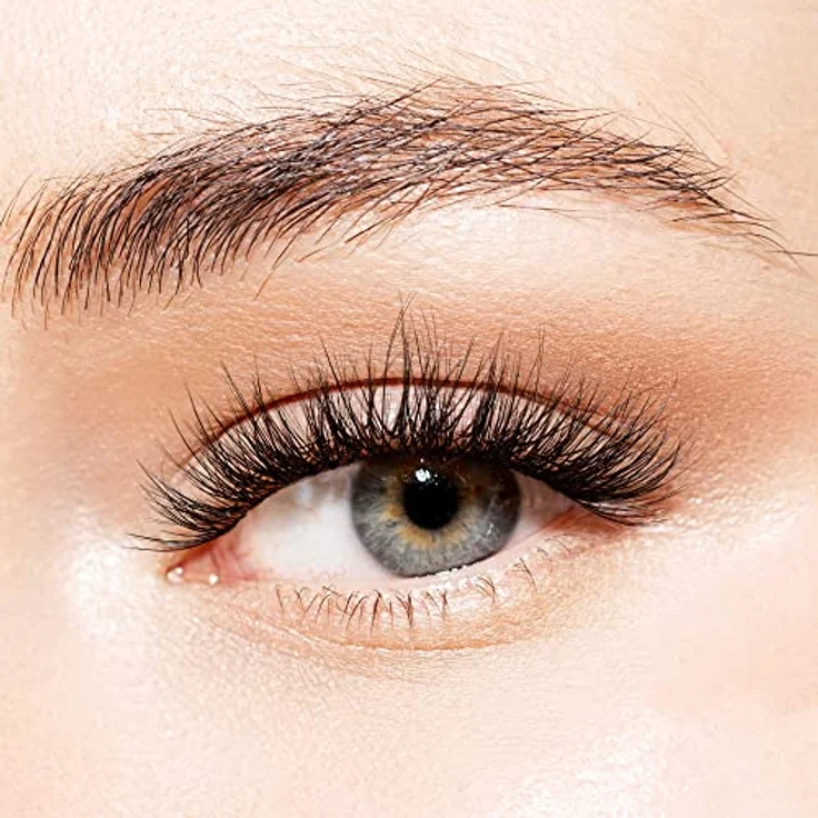 KISS Lash Couture Naked Drama Collection 4 Paar künstliche Wimpern, Ruffle, volle und flauschige Faux Mink Fake Lashes mit flexiblem KISS Wimpernband, inklusive Wimpernkleber – Bild 2