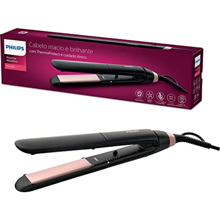 Philips ThermoProtect Haarglätter BHS378-00 mit Keratin-Keramikplatten Keramik-Glätteisen & Ionen-Technologie für seidig glattes Haar – Bild 2