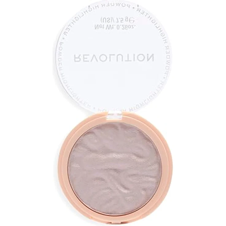 Makeup Revolution London Re-loaded Hochpigmentierter pudriger Highlighter 10 g Farbton Peach Lights – Bild 2