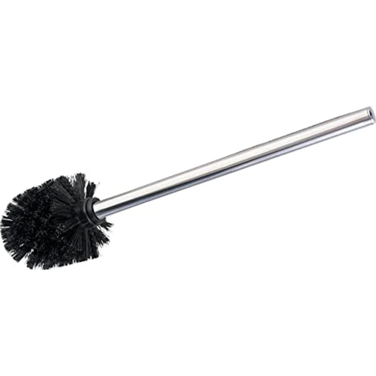 Wenko WC-Bürste mit Edelstahlstiel Glänzend 3er Set, schwarzer Bürstenkopf, rostfreier Edelstahlstiel – Bild 3
