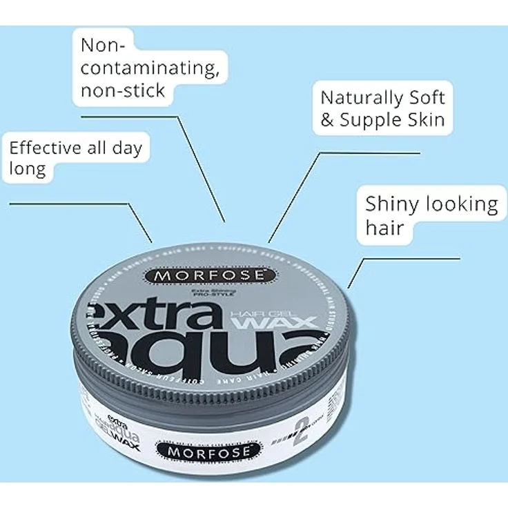 Morfose Gel Wax Extra Aqua 175 ml – Bild 4