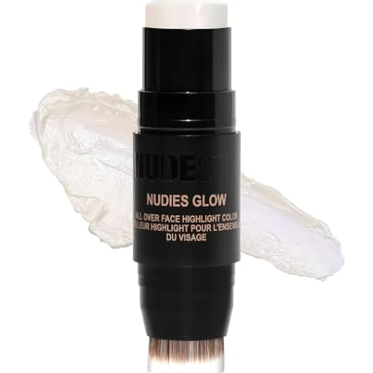 Nudestix Nudies Glow Highlighter, multifunktioneller Aufheller im Stiftformat, Farbton Illumi Naughty, 7 g – Bild 1