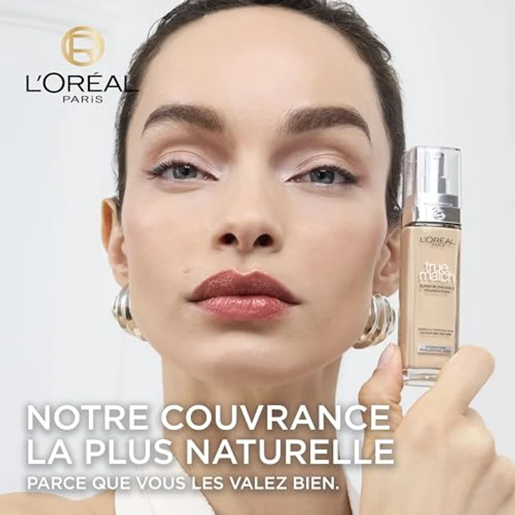 L’Oréal Paris True Match Flüssiges Make-Up, Farbton 4.5 N True Beige, 30 ml, für eine perfekte Hauteinheitlichkeit und Deckkraft – Bild 5