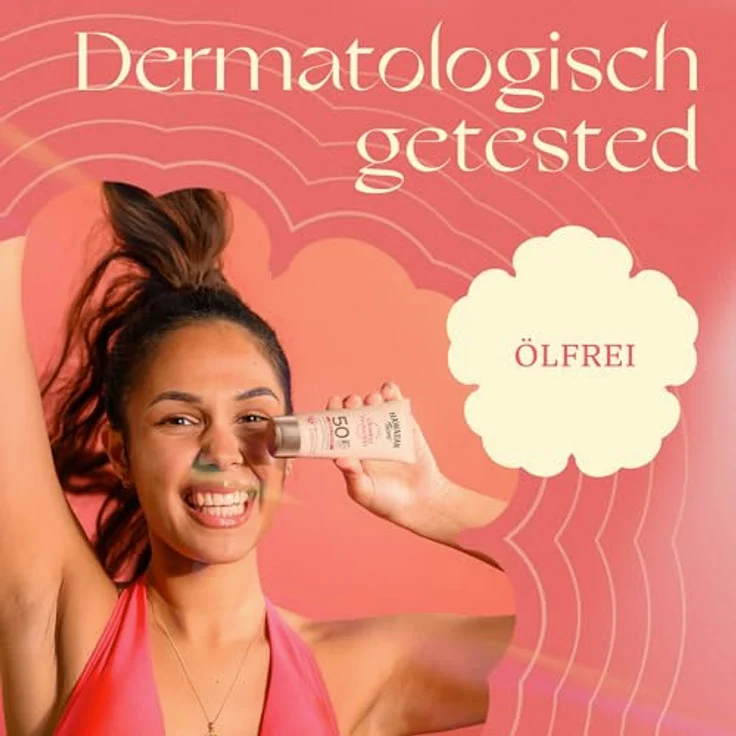 Hawaiian Tropic Glowing Protection Gesichts-Sonnenlotion, wasserfest, LSF 50, UVA- + UVB-Schutz, 50ml, tropischer Duft, mit Sheabutter – Bild 4