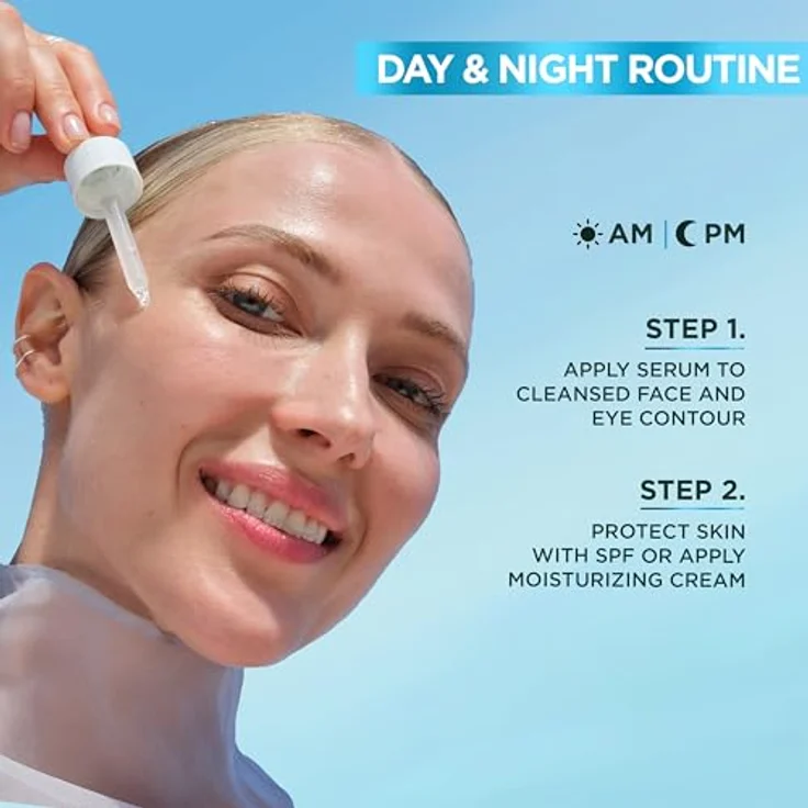 Garnier SkinActive Aloe Hyaluronic Replumping Serum 30 ml, feuchtigkeitsspendendes Gesichtsserum mit 3 % Glycerin und Hyaluronsäure – Bild 7