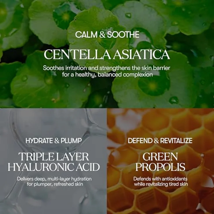 VT COSMETICS CICA Tägliche Beruhigende Maske, 30 Stück, mit Centella Asiatica & Hyaluronsäure, feuchtigkeitsspendend, hautberuhigend & strahlend – Bild 3