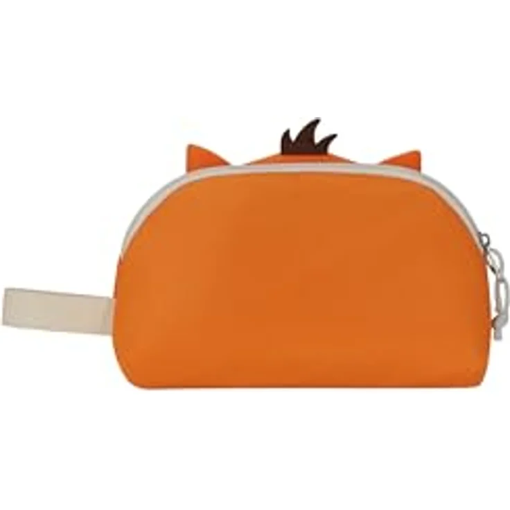 Samsonite Happy Sammies Eco Kulturbeutel, 22 cm, 2.5 L, Orange (Tiger Toby), recyceltes Material, PVC-frei, mit 3D-Details – Bild 4