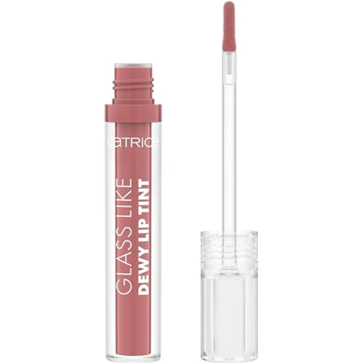 Catrice Glass Like Dewy Lip Tint, Lipgloss Nr. 010 Nude, Färbeeffekt, glänzend, vegan, ohne Parabene, 3ml – Bild 1