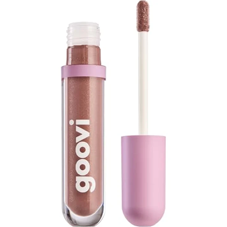 GOOVI Glaze My Lips Lipgloss, Pflege & Volumen mit Hyaluronsäure, 4,5ml - Perlglänzender 3D-Effekt für volle, glänzende Lippen – Bild 3