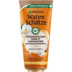 Garnier Pflegespülung Ohne Auswaschen gegen trockenes Haar, Mit Argan und Camelia für mehr Glanz und Geschmeidigkeit, Wahre Schätze, 1 x 200ml