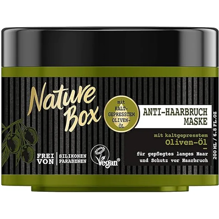 Nature Box Anti-Haarbruch-Maske Oliven-Öl Kur 200 ml
