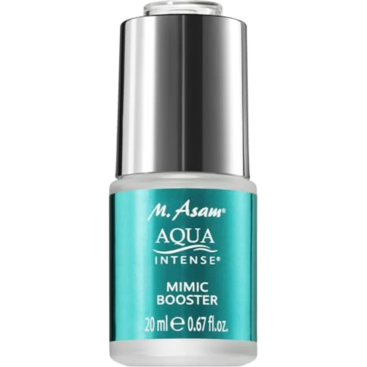M. Asam AQUA INTENSE Mimic Booster Serum (20 ml) – Hyaluronserum Mit High-Tech Peptid, Gezielten Glättung Von Mimikfalten, Reduziert Krähenfüße, Stirnfalten & Lachfalten, Gesichtspflege