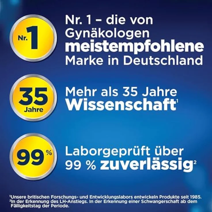 Clearblue Ovulationstest fortschrittlich & digital 10 Stück, schnell, unkompliziert und zuverlässig - Preisvergleich – Bild 2