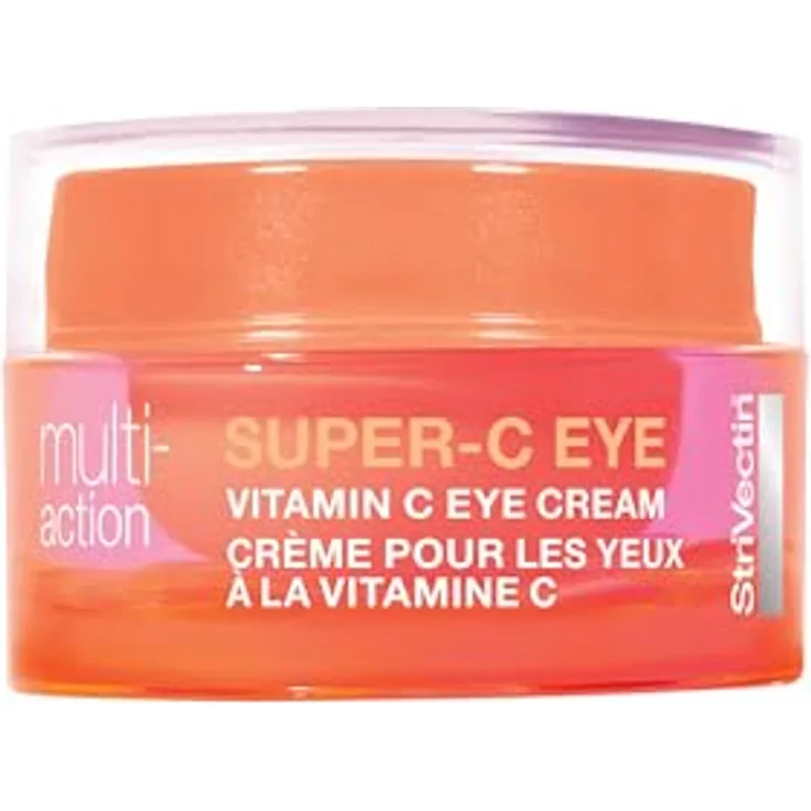 StriVectin Super-C Augen Vitamin C Augencreme, Aufhellend und Straffend, Steigerung der Hautstumpfheit mit Hyaluronsäure, 14,5 g